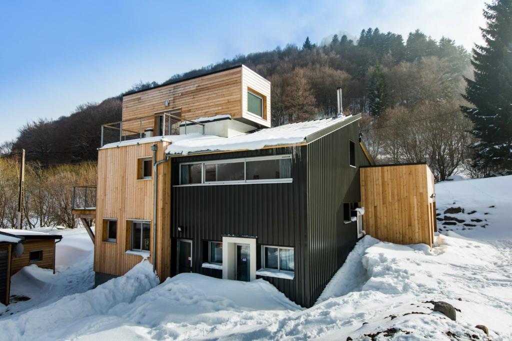 Aux 500 Diables Eco Lodge - Hotel Chambon-sur-Lac Kültér fotó